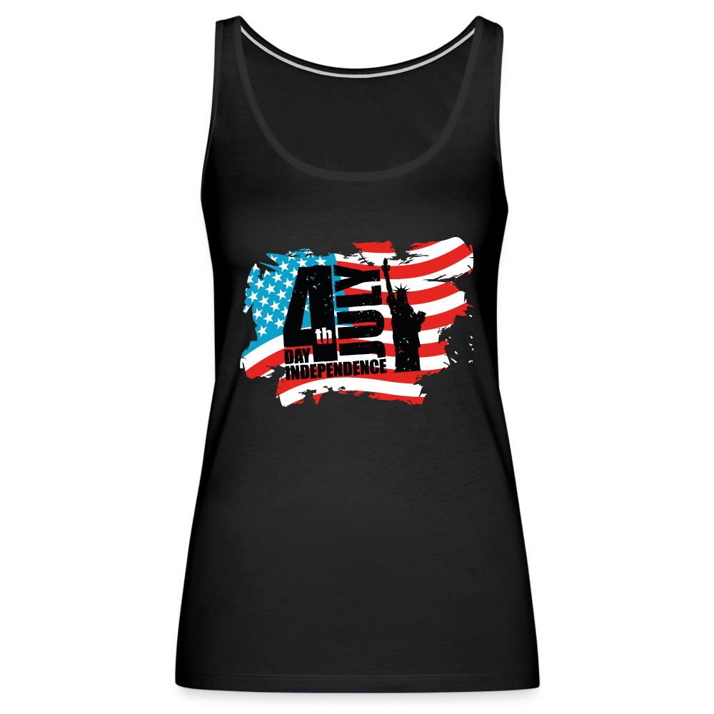 Women’s Premium Tank Top - 4th July / Independence Day - black